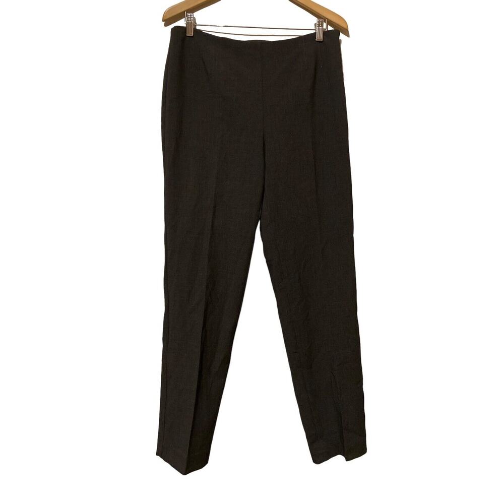Talbots Dress Pants Womens Size 10 Dark‎ Gray Bootcut UnLined Work Wear